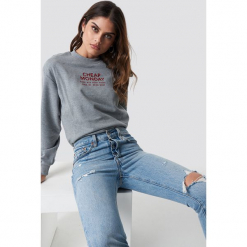 Cheap Monday Bluza Get Sweater - Grey. Szare bez kategorii marki Cheap Monday, z nadrukiem. Za 181,95 zł.