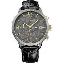 Tommy Hilfiger - Zegarek 1710357. Czarne zegarki męskie TOMMY HILFIGER, ze stali. Za 819,90 zł.