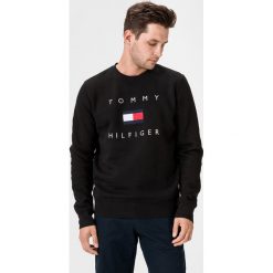 Tommy Hilfiger Bluza Czarny. Czarne bluzy męskie TOMMY HILFIGER, xxl, z haftami, z bawełny, bez kołnierzyka, bez rękawów, bez kaptura. Za 516,95 zł.