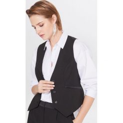 Kamizelka garniturowa - Czarny. Czarne kamizelki damskie Mohito, bez wzorów, bez kaptura. Za 119,99 zł.
