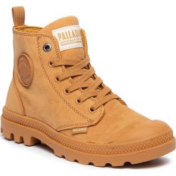 Trapery PALLADIUM - Pampa Hi Zip Nbk 96440-717-M Amber Gold. Pomarańczowe trapery damskie Palladium, ze skóry, klasyczne. W wyprzedaży za 399,00 zł.