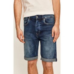 Pepe Jeans - Szorty jeansowe Callen. Niebieskie spodenki i szorty męskie Pepe Jeans, bez wzorów, z elastanu, casualowe. Za 279,90 zł.