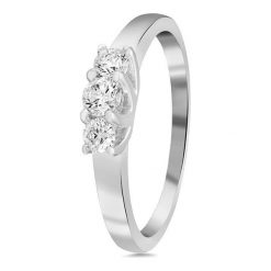 Pierścionek Złoty - złoto 585, Brylant 0,16ct,brylant 0,17ct. Żółte pierścionki damskie W.KRUK, z brylantem, złote. Za 4990,00 zł.