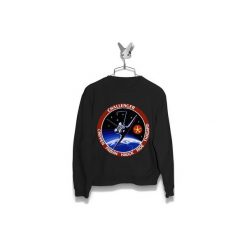Bluza Space Shuttle Mission STS-7 Challenger Męska. Czarne bluzy damskie Failfake, s, bez wzorów, bez kołnierzyka, bez rękawów, bez kaptura. Za 170,00 zł.