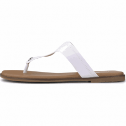 Tom Tailor japonki damskie 8093903 38 białe. Białe klapki damskie Tom Tailor, bez wzorów, bez obcasa. Za 219,00 zł.