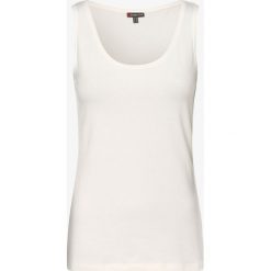 Street One - Tank top damski, beżowy. Brązowe topy damskie Street One, bez wzorów, bez kołnierzyka. Za 45,95 zł.
