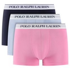 Komplet 3 par bokserek Polo Ralph Lauren Spring 1 Udw 714662050. Bokserki męskie Polo Ralph Lauren, bez wzorów, z elastanu. Za 209,00 zł.