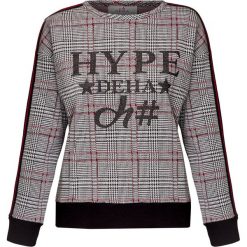 Bluza DEHA EXPRESSION. Szare bluzy damskie Deha, z nadrukiem, bez rękawów, bez kaptura. Za 460,00 zł.