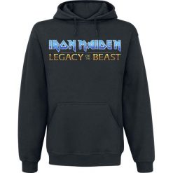 Bluzy męskie: Iron Maiden Legacy of the Beast 3 – Comic Cover Bluza z kapturem czarny