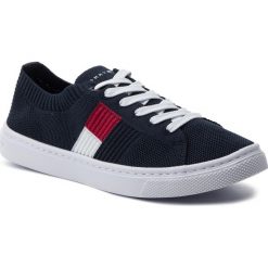 Tenisówki TOMMY HILFIGER - Knitted Flag Light Sneaker FW0FW04150 Midnight 403. Półbuty damskie TOMMY HILFIGER. Za 359,00 zł.