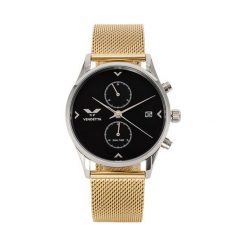 Zegarek Vendetta Zegarek damski Silver Lake black/gold mesh VE1048 uniwersalny. Szare zegarki damskie Vendetta. Za 485,10 zł.