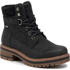 Trapery TOM TAILOR - 799000600 Black. Czarne trapery damskie Tom Tailor, ze skóry ekologicznej, bez obcasa, bez zapięcia. W wyprzedaży za 209,00 zł.