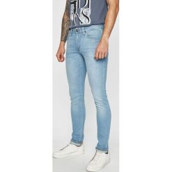 Joop! - Jeansy Stephen. Niebieskie jeansy męskie JOOP!, bez wzorów, z obniżonym stanem. W wyprzedaży za 399,90 zł.