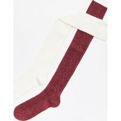 Zakolanówki - Beżowy. Brązowe skarpetki damskie Cropp, bez wzorów. Za 39,99 zł.