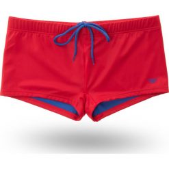 KĄPIELÓWKI Emporio Armani. Czerwone kąpielówki męskie m, z nadrukiem, z materiału. Za 219,00 zł.