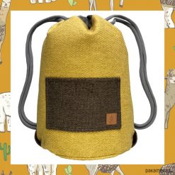 LLAMAS & MUSTARD dwustronny plecak SACK IT!. Żółte plecaki męskie Pakamera, bez wzorów. Za 165,00 zł.