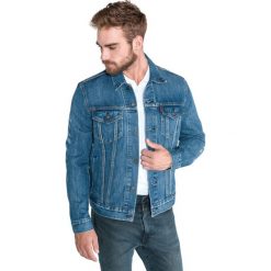 Levi's Kurtka Niebieski. Niebieskie płaszcze męskie Levi's®, na wiosnę, s, bez wzorów, z bawełny, bez kaptura. Za 481,95 zł.