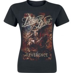Parkway Drive Reverence - Cover Koszulka damska czarny. Czarne bluzki asymetryczne Parkway Drive, s, z nadrukiem, z okrągłym kołnierzem. Za 74,90 zł.
