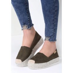Espadryle damskie: Zielone Espadryle Open Mind