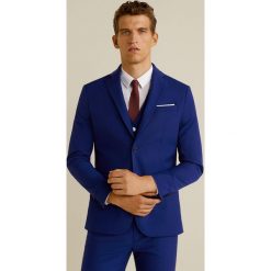 Mango Man - Marynarka Brasilia. Niebieskie garnitury męskie marki Mango Man, z elastanu, klasyczne. Za 349,90 zł.