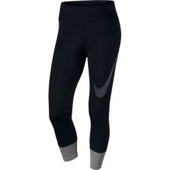Legginsy: legginsy do biegania damskie 3/4 NIKE POWER ESSENTIAL CROP PRINT TIGHT / 831663-010 – NIKE POWER ESSENTIAL CROP PRINT TIGHT