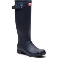 Kalosze HUNTER - Orginal Tour WFT1026RMA Navy. Niebieskie kalosze damskie Hunter, bez wzorów, z tworzywa sztucznego. W wyprzedaży za 389,00 zł.