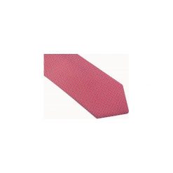 Czerwony krawat męski w drobne kwadraty D40. Czerwone krawaty męskie Modini Moda Męska, na co dzień, bez wzorów, z tkaniny, casualowe. Za 49,50 zł.