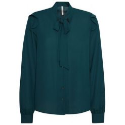 Pepe Jeans bluzka damska Finn XS zielona. Zielone bluzki damskie Pepe Jeans, xs, bez wzorów, z jeansu, bez kołnierzyka, bez rękawów. Za 309,00 zł.