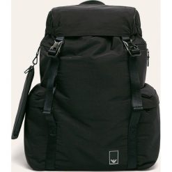 Emporio Armani - Plecak. Niebieskie plecaki męskie Emporio Armani, bez wzorów, z poliesteru. Za 1599,00 zł.