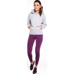 Gym Hero - Bluza Grey Hero. Szare bluzy damskie z kapturem marki Gym Hero, xs, z nadrukiem, z dzianiny, bez rękawów. W wyprzedaży za 119,90 zł.