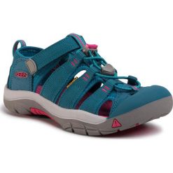 Sandały KEEN - Newport H2 Deep Lagoon/Bright Pink. Niebieskie sandały dziewczęce Keen, z tworzywa sztucznego, bez zapięcia. Za 249,00 zł.
