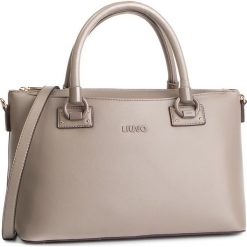 Torebka LIU JO - M Satchel A19103 E0040 Corda 30403. Szare torebki klasyczne damskie marki Liu Jo, bez wzorów, ze skóry ekologicznej, klasyczne, bez dodatków. Za 649,00 zł.