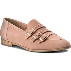Półbuty TAMARIS - 1-24201-21 Old Rose 517. Różowe półbuty damskie Tamaris, na co dzień, z aplikacjami, ze skóry, bez obcasa, na płaskiej podeszwie, bez zapięcia. W wyprzedaży za 199,00 zł.