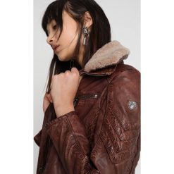 Gipsy DIBAH LANOV Kurtka skórzana chestnut. Brązowe kurtki damskie marki Gipsy, z materiału. Za 839,00 zł.