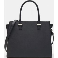Torebka shopper - Czarny. Czarne torby damskie na zakupy Sinsay, bez wzorów, bez dodatków. Za 79,99 zł.