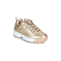 Buty Fila DISRUPTOR M LOW WMN. Żółte trampki i tenisówki damskie Fila, bez wzorów, bez zapięcia. Za 579,00 zł.