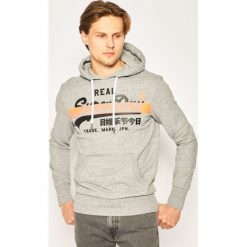 Bluza Superdry Cross Hatch M2010071A. Niebieskie bluzy męskie Superdry, xl, bez wzorów, z bawełny, bez kołnierzyka, bez rękawów, bez kaptura. Za 339,00 zł.