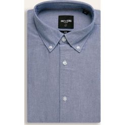 Only & Sons - Koszula. Niebieskie koszule męskie Only & Sons, s, bez wzorów, z bawełny, casualowe, button down, z długim rękawem. W wyprzedaży za 89,90 zł.