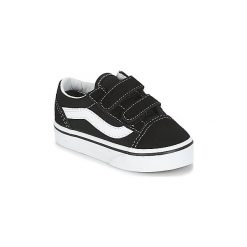 Buty Dziecko Vans OLD SKOOL V. Czarne trampki dziewczęce marki Vans, bez wzorów, bez zapięcia. Za 179,00 zł.