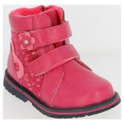 V+J Buty Zimowe Za Kostkę Dziewczęce 25 Różowy. Różowe buty dziewczęce zimowe V+J, za kostkę, bez zapięcia. Za 109,00 zł.