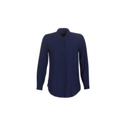 Bluzki Benetton MAGNOLIA. Niebieskie bluzki damskie Benetton, s, bez wzorów, bez kołnierzyka, bez rękawów. Za 129,00 zł.