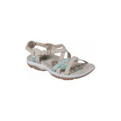 Sandały sportowe Skechers REGGAE SLIM - VACAY. Brązowe sandały damskie Skechers, bez wzorów, sportowe, bez obcasa, bez zapięcia. Za 183,20 zł.