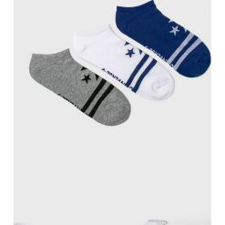 Converse - Skarpety (3 pack). Niebieskie skarpetki męskie Converse, bez wzorów. Za 39,90 zł.