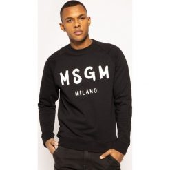 Bluza MSGM 2840MM104 207099. Czarne bluzy męskie MSGM, m, bez wzorów, z bawełny, bez kołnierzyka, bez rękawów, bez kaptura. W wyprzedaży za 419,00 zł.