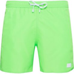 Szorty kąpielowe EA7 EMPORIO ARMANI Zielony. Zielone kąpielówki męskie marki EA7 Emporio Armani, z aplikacjami, z tkaniny, do pływania. W wyprzedaży za 180,00 zł.