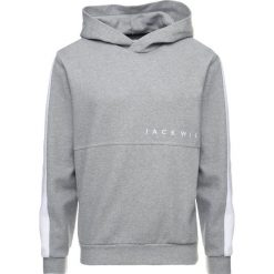 Bejsbolówki męskie: Jack Wills LANGLEY COLOUR BLOCK HOODIE Bluza z kapturem mottled grey