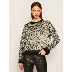 Sweter Liu Jo MF0167 MA75I. Szare swetry damskie Liu Jo, l, bez wzorów, klasyczne, bez rękawów, bez kaptura. Za 869,00 zł.