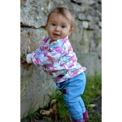 Bluzy dziewczęce: Bluza dziecięca flamingi long