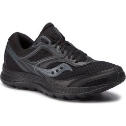 Buty SAUCONY - Versafoam Cohesion 12 S20471-10 Blk/Blk. Czarne buty sportowe męskie Saucony, ze skóry ekologicznej, bez zapięcia, do biegania. W wyprzedaży za 179,00 zł.