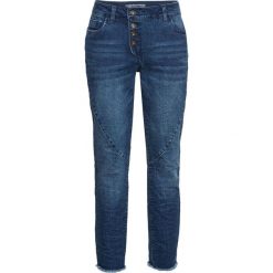 Dżinsy Boyfriend bonprix niebieski "stone”. Niebieskie jeansy damskie bonprix. Za 129,99 zł.